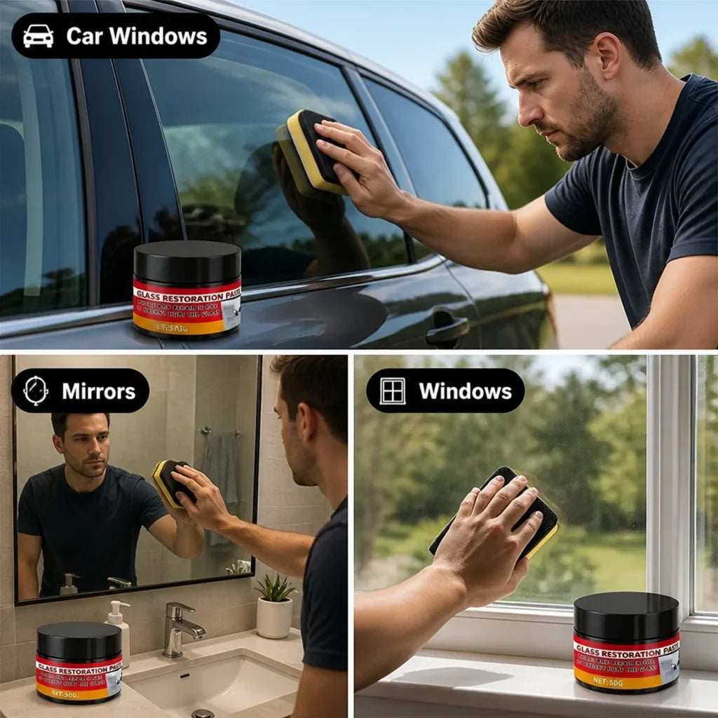 VisiRenew™ Glass Renewal Paste — Instantly Erase Scratches and Enjoy Crystal-Clear Views That Last