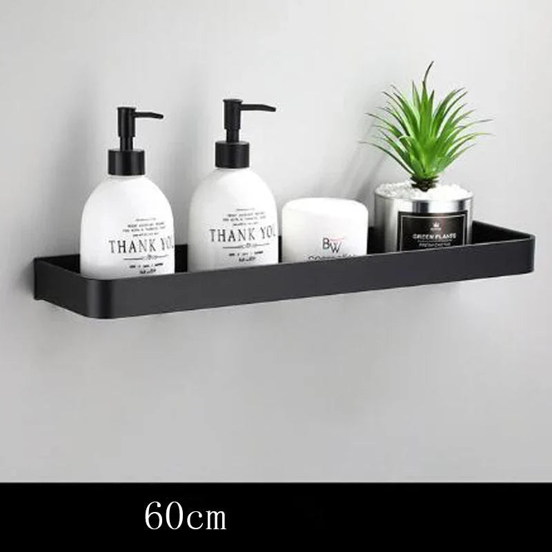 WallCrate™ | Bathroom Wall Shelf Aluminum, Wall-Mounted