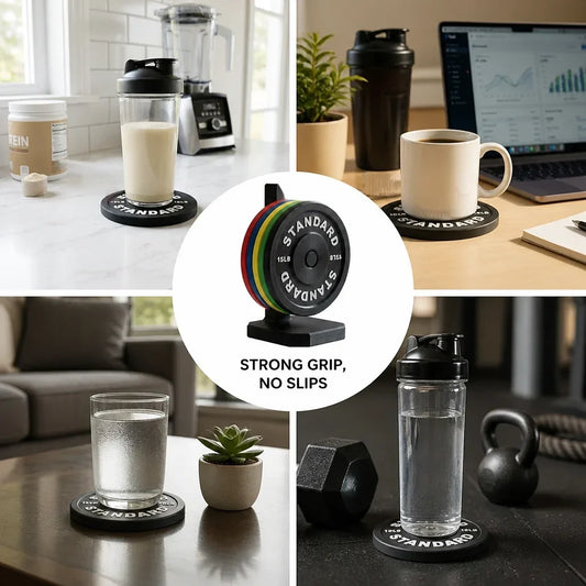BeverageBastion™ Plate Coasters — Lock Your Drink, Crush Every Spill, and Elevate Your Space with Power