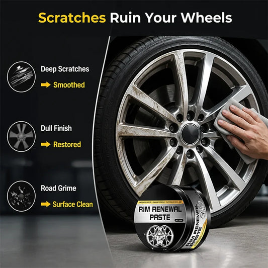 AlloyGlow™ Wheel Paste — Instantly Erase Scratches and Lock in Showroom Shine for Miles