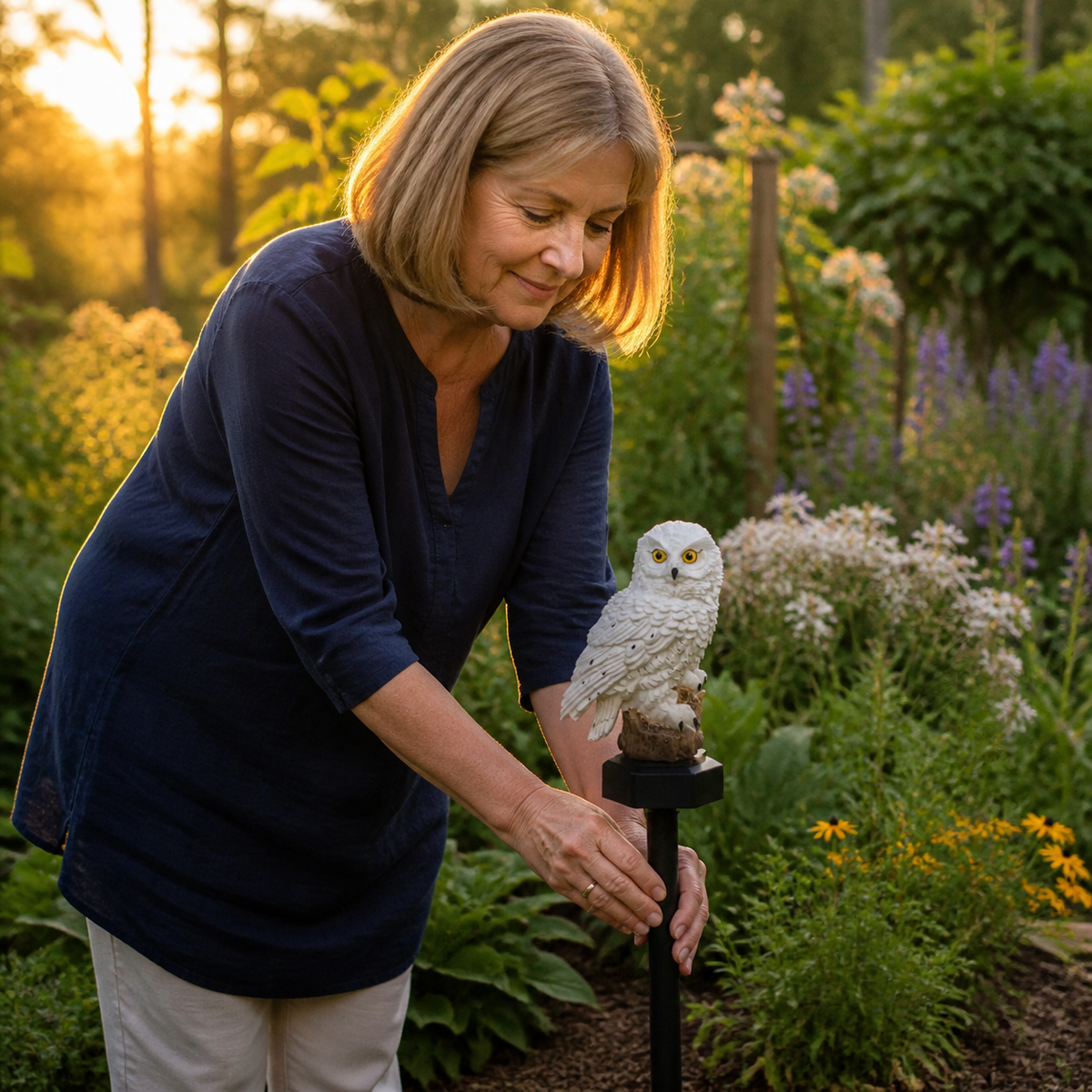 Last Day 50% OFF | OwlLume™ Solar Owl Garden Light