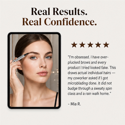 Linelle – Ultra-Fine 4-in-1 Waterproof Liner Pen for Brows, Eyes & Hairline