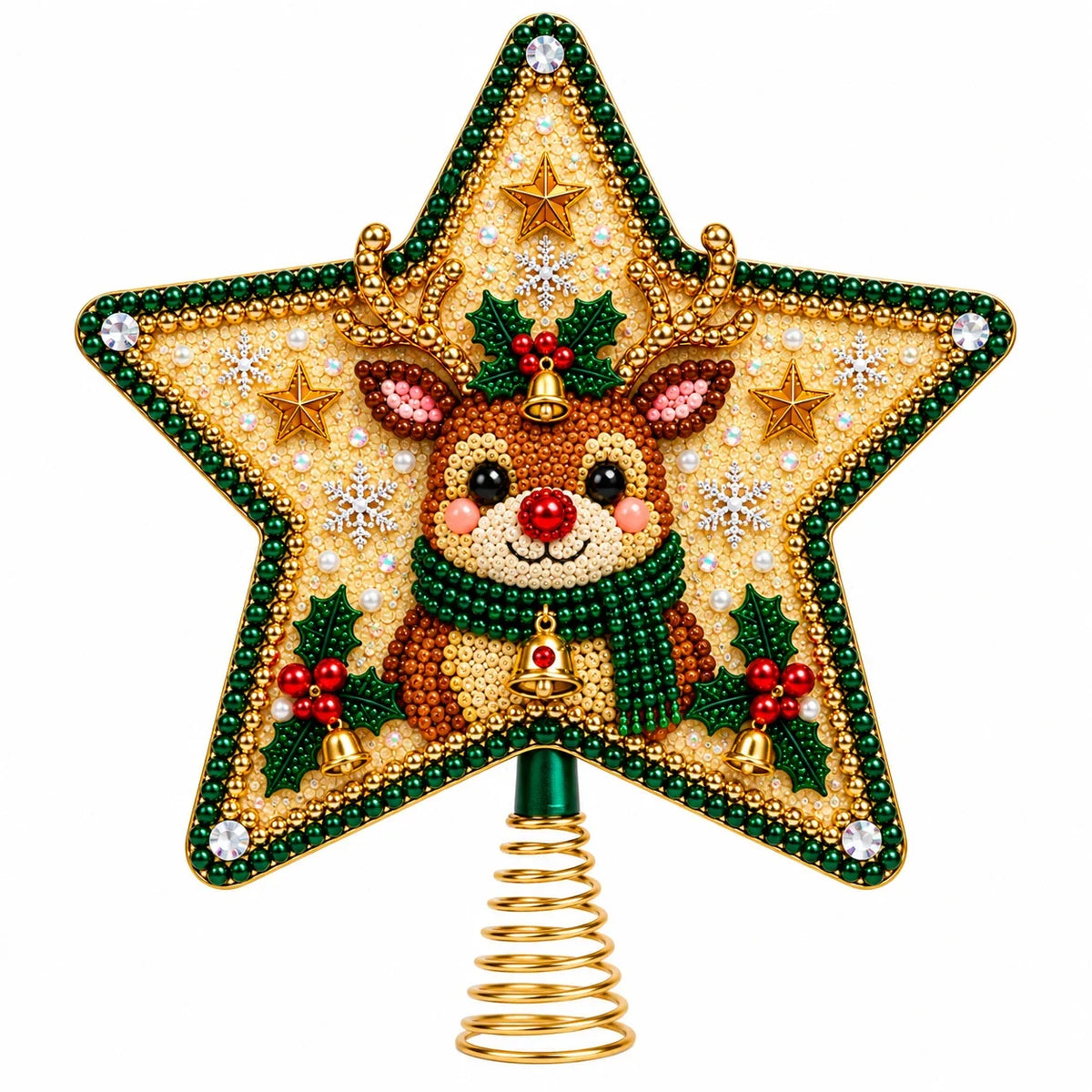 Starryloom – Santa Diamond Painting Christmas Tree Topper