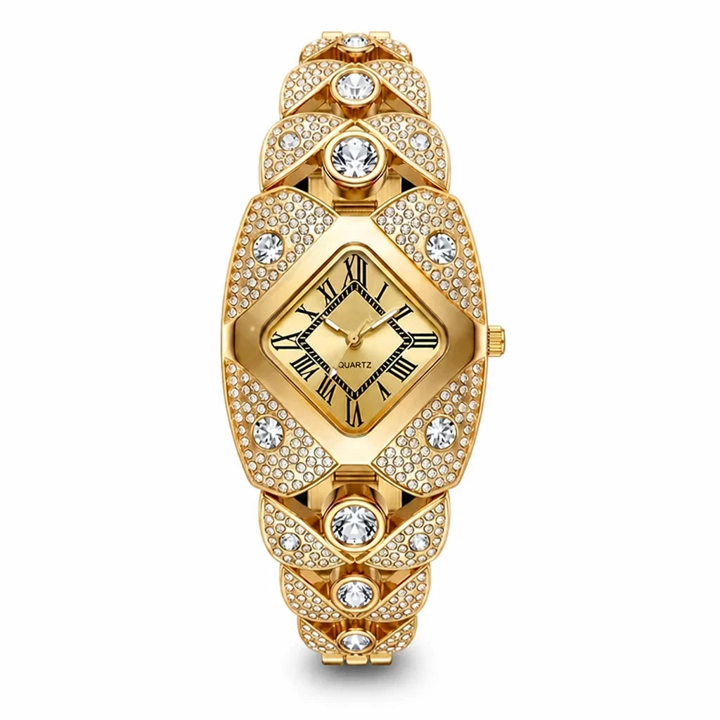 Aurelia™ Quartz Bracelet Watch — Command Every Room with Dazzling Confidence and Timeless Precision