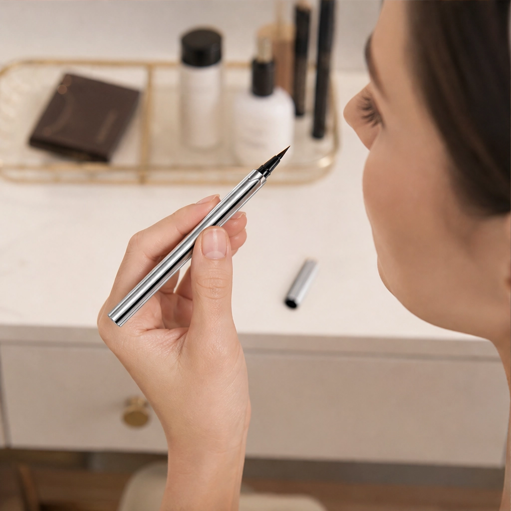Linelle – Ultra-Fine 4-in-1 Waterproof Liner Pen for Brows, Eyes & Hairline