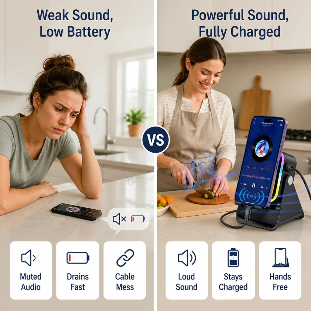 VoxDock™ — Turn Every Phone Moment Into Loud, Clear Power and Freedom