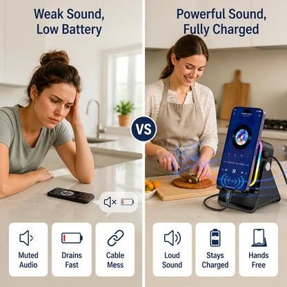 VoxDock™ — Turn Every Phone Moment Into Loud, Clear Power and Freedom