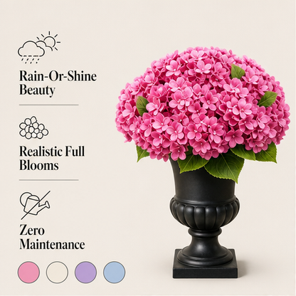 Bloomcroft – Weatherproof Silk Hydrangea Set for Porch & Patio