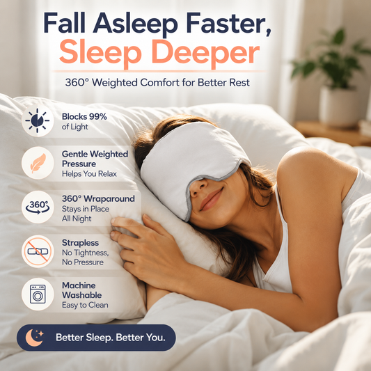 360° Weighted Blackout Sleep Mask