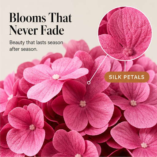 Bloomcroft – Weatherproof Silk Hydrangea Set for Porch & Patio