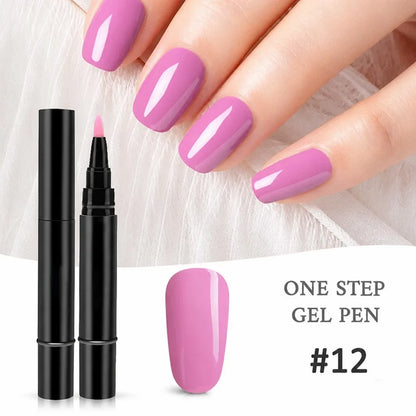 Geloria™ All-in-One Gel Pen — Flawless, Fade-Proof Nails That Shine Through Everything