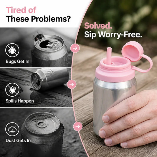 BugBaffle™ — Sip Confidently Anywhere with Zero Spills and No Bugs Getting In Your Way