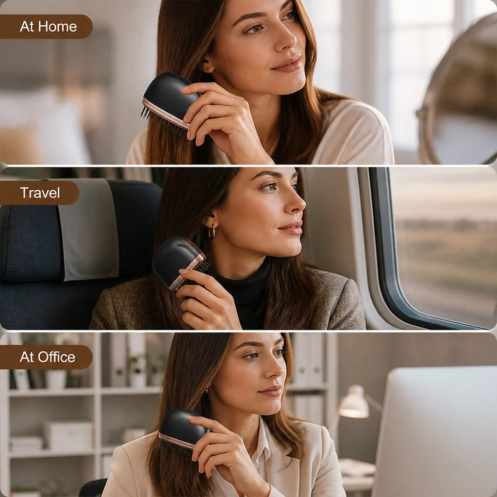 SilkComb™ Cordless Hair Straightener Comb — Transform Your Hair Into Silky, Radiant Perfection Instantly