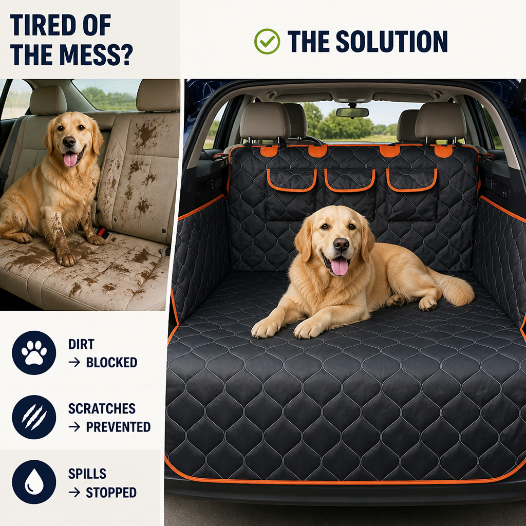 DriveGuardPro™ — Keep Your Car Spotless and Stress-Free, No Matter the Mess