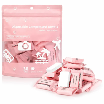 Press2Plush™ Compressed Cotton Towels — Unlock Instant Freshness and Soothing Comfort Anywhere You Go