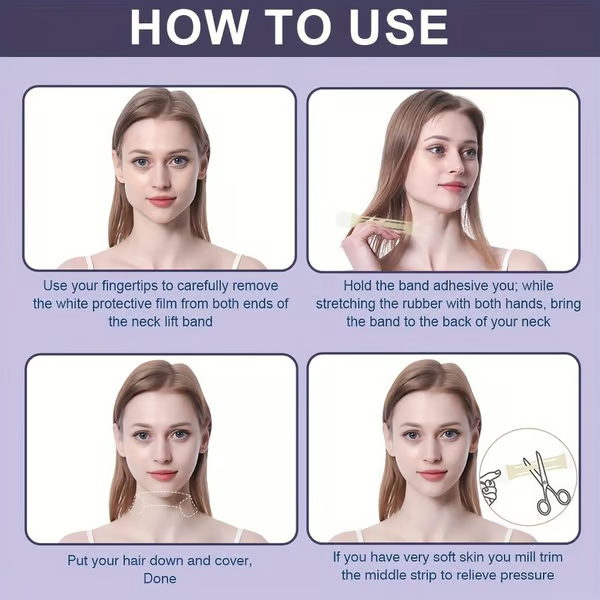 Liftique™ — Instantly Sculpt a Youthful Neckline Without Pain or Pins