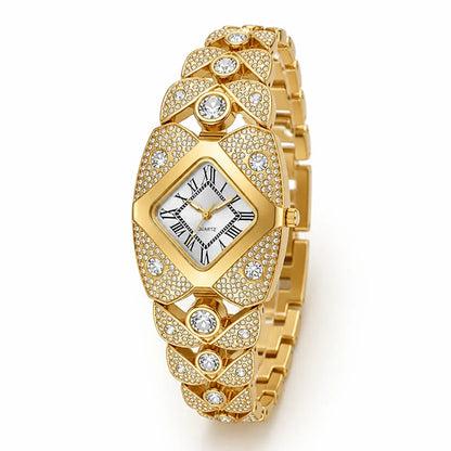Aurelia™ Quartz Bracelet Watch — Command Every Room with Dazzling Confidence and Timeless Precision
