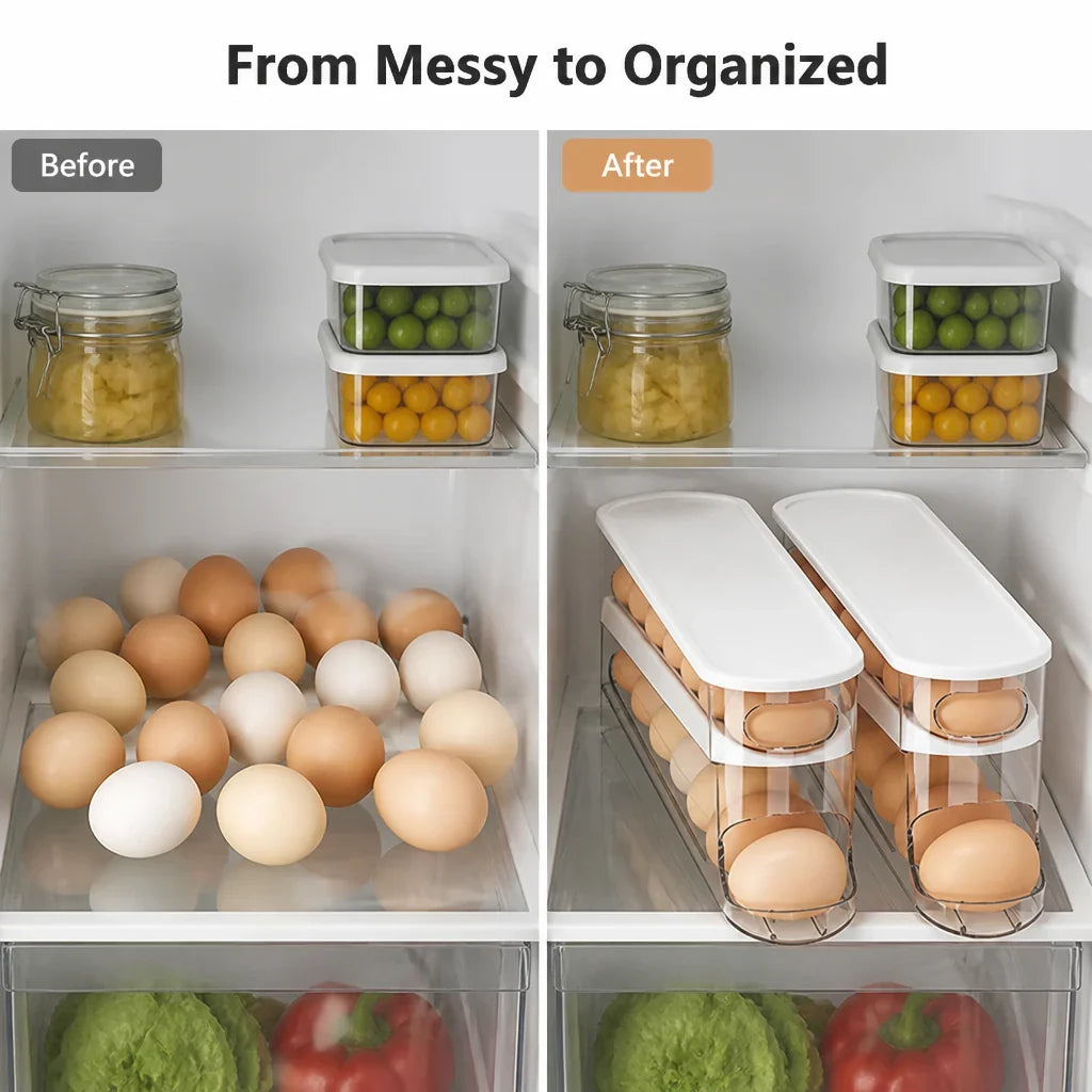 ShelfSway™ — Keep Every Egg Perfect and Your Fridge Instantly Organized