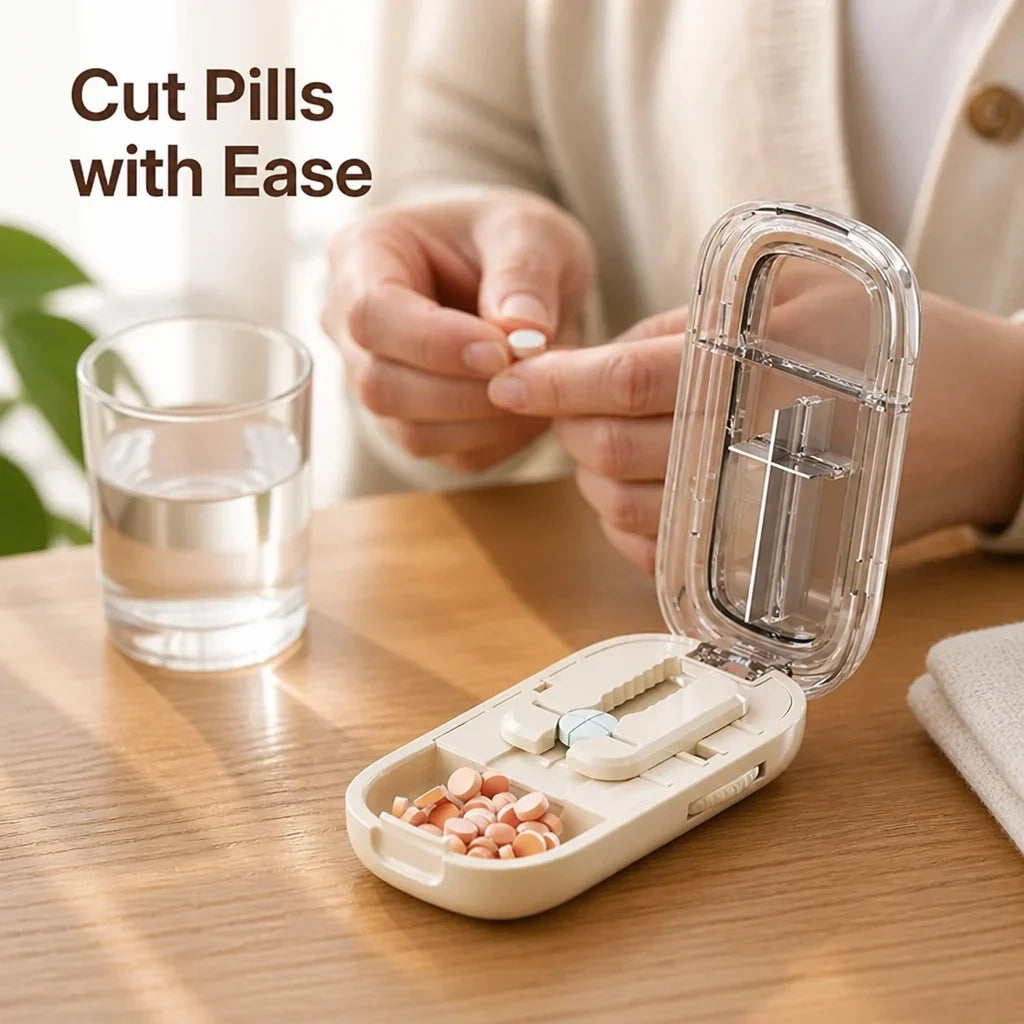 TabSplit™ Portable Pill Cutter — Perfectly Split Pills for Total Control and Peace of Mind