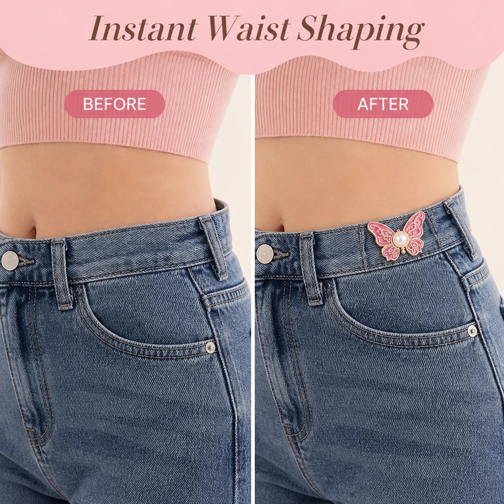 CinchCraft™ Adjustable Cinch Clips — Instantly Shape Your Waist with Effortless Elegance