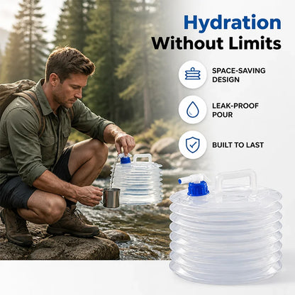 FlexiHydra™ — Carry More Water, Ditch the Bulk, and Conquer Every Adventure with Ease