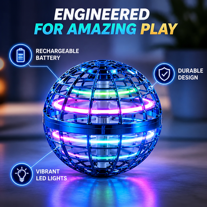 AeroGlow™ Orb — Captivate Every Moment with Mesmerizing Lights and Effortless Fun
