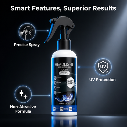 RadianceShield™ Headlight Restoration Kit — Instantly Restore Crystal-Clear Glow and Drive Safer Tonight