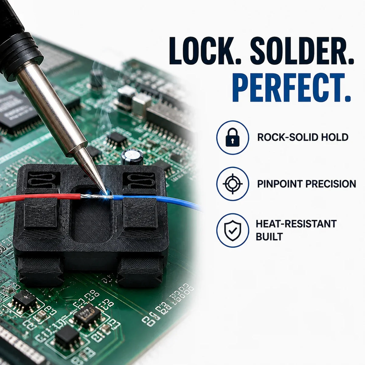 VoltClasp™ — Lock Wires Perfectly and Solder Like a Pro Without the Struggle