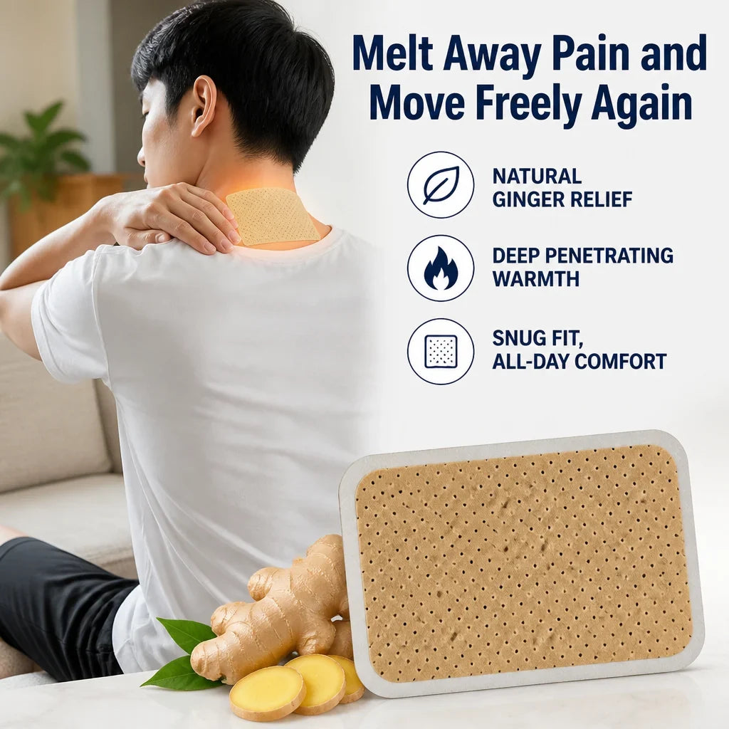 ThermaZing™ Ginger Therapy Patches — Melt Away Pain and Move Freely Again