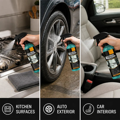 GrimeBurst™ Multi-Surface Degreaser Spray — Blast Away Grease and Enjoy Instant, Sparkling Clean Refreshment