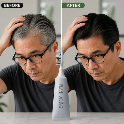 GlossNox™ Comb Dye — Ignite Deep, Silky Black Shine That Feels Alive and Natural