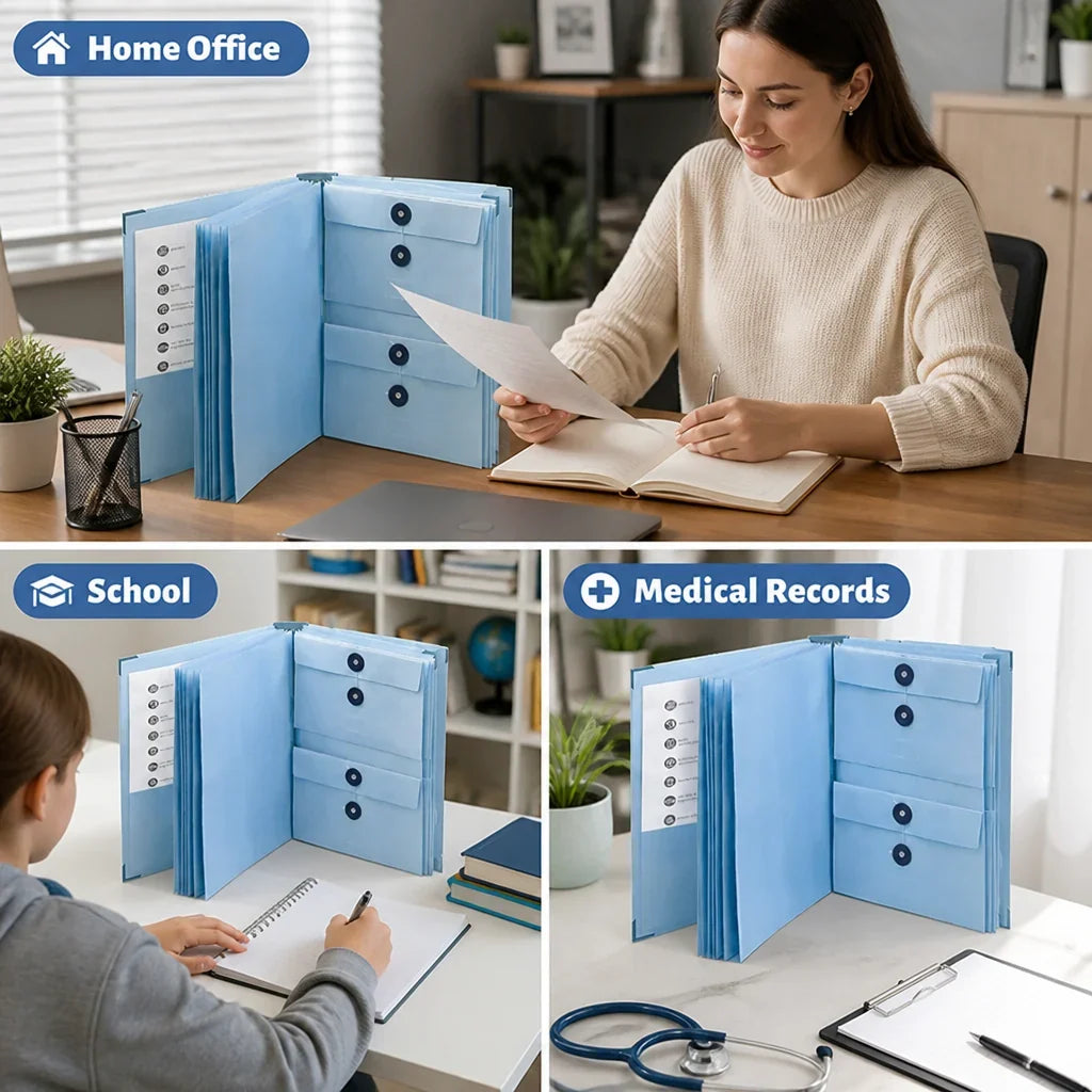 FolioBin™ — Conquer Clutter and Enjoy the Calm of Perfectly Organized Papers