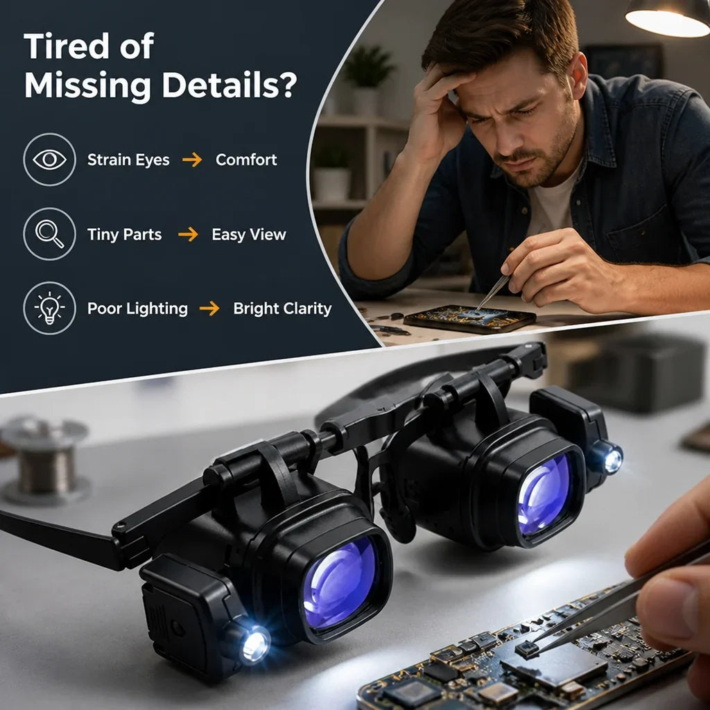 Focusara™ — Master Every Tiny Detail with Unmatched Clarity and Hands-Free Precision