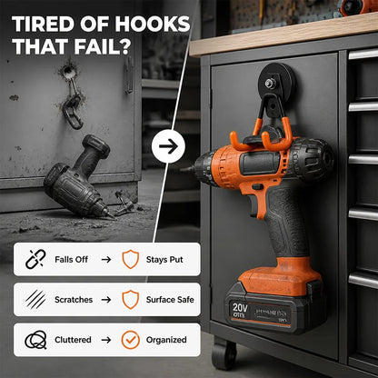 TwinMag™ Magnetic Double-Claw Hook — Harness Unbreakable Strength to Command Your Space with Confidence