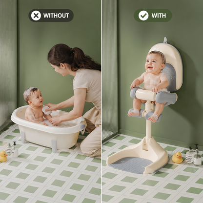 FlexiNest™ Baby Shower Rack — Feel the Joy of Safe, Calm Bath Times with Your Growing Baby