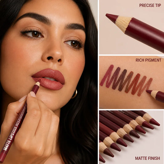 LipMosaic™ 12-Piece Matte Lip Sculpting Set — Unleash Bold, All-Day Confidence with Perfectly Defined Lips