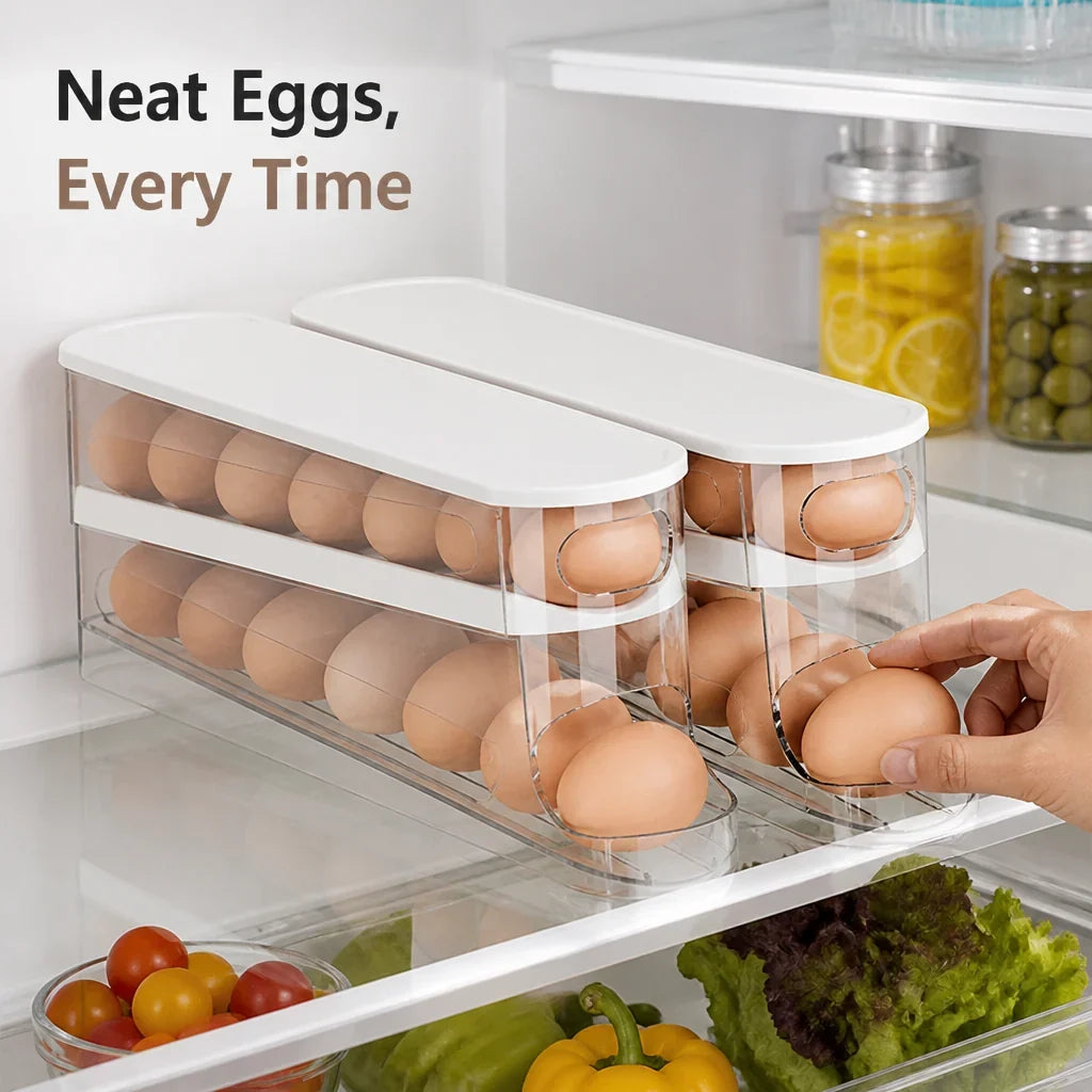 ShelfSway™ — Keep Every Egg Perfect and Your Fridge Instantly Organized