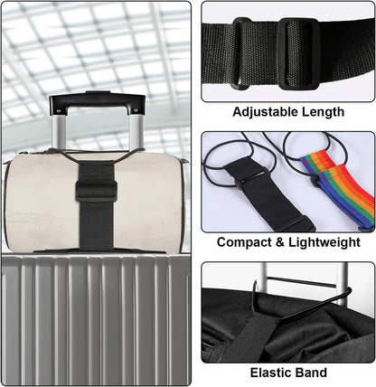 Prism™ – Iridescent Adjustable Luggage Connector Straps (2-Pack)
