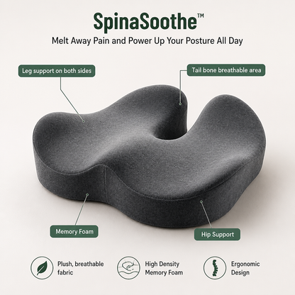SpinaSoothe™ — Melt Away Pain and Power Up Your Posture All Day