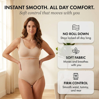 The Stay-Put Shaping Panty - The Shaper That Never Rolls Down + 50% OFF