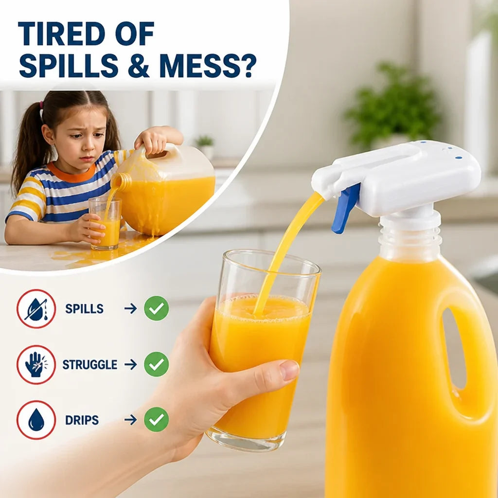 FlowSure™ — Effortless, Spill-Free Pouring for Everyone, Anytime