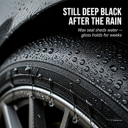 MidnightSheen™ — Revive Intense Black Tire Shine That Withstands Sling, Rain & UV Fade