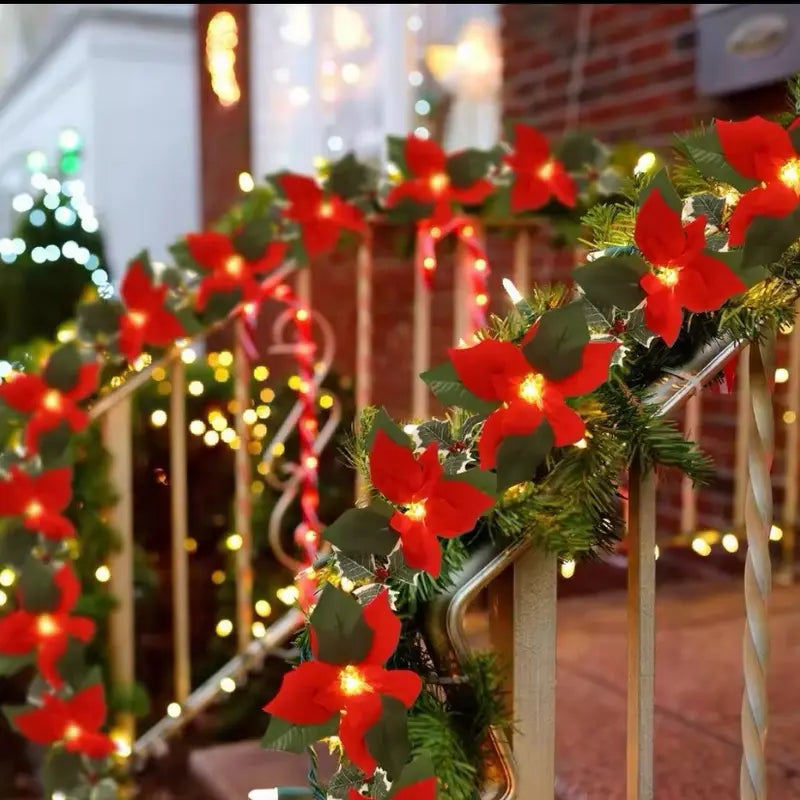 NoelOra – MerryGlow Christmas LED Garland Lights