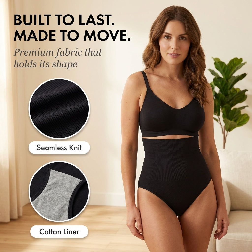 The Stay-Put Shaping Panty - The Shaper That Never Rolls Down + 50% OFF