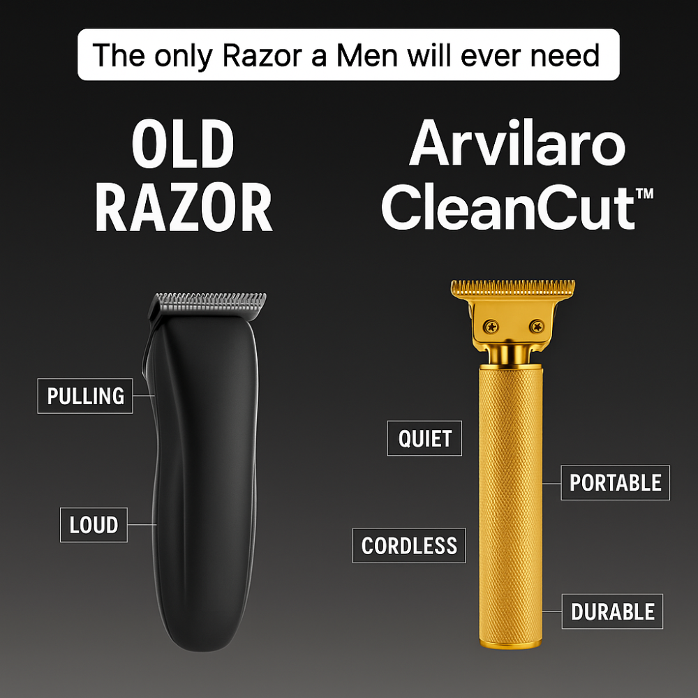 Arvilaro CleanCut™ – Barbershop Results at Home