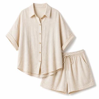 Sunnivae™ Two-Piece Lounge Set — Feel Featherlight, Flawless, and Unstoppable All Summer!