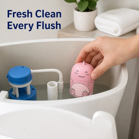 LavvyLush™ Toilet Freshener — Effortless Sparkle and Freshness That Lasts Months