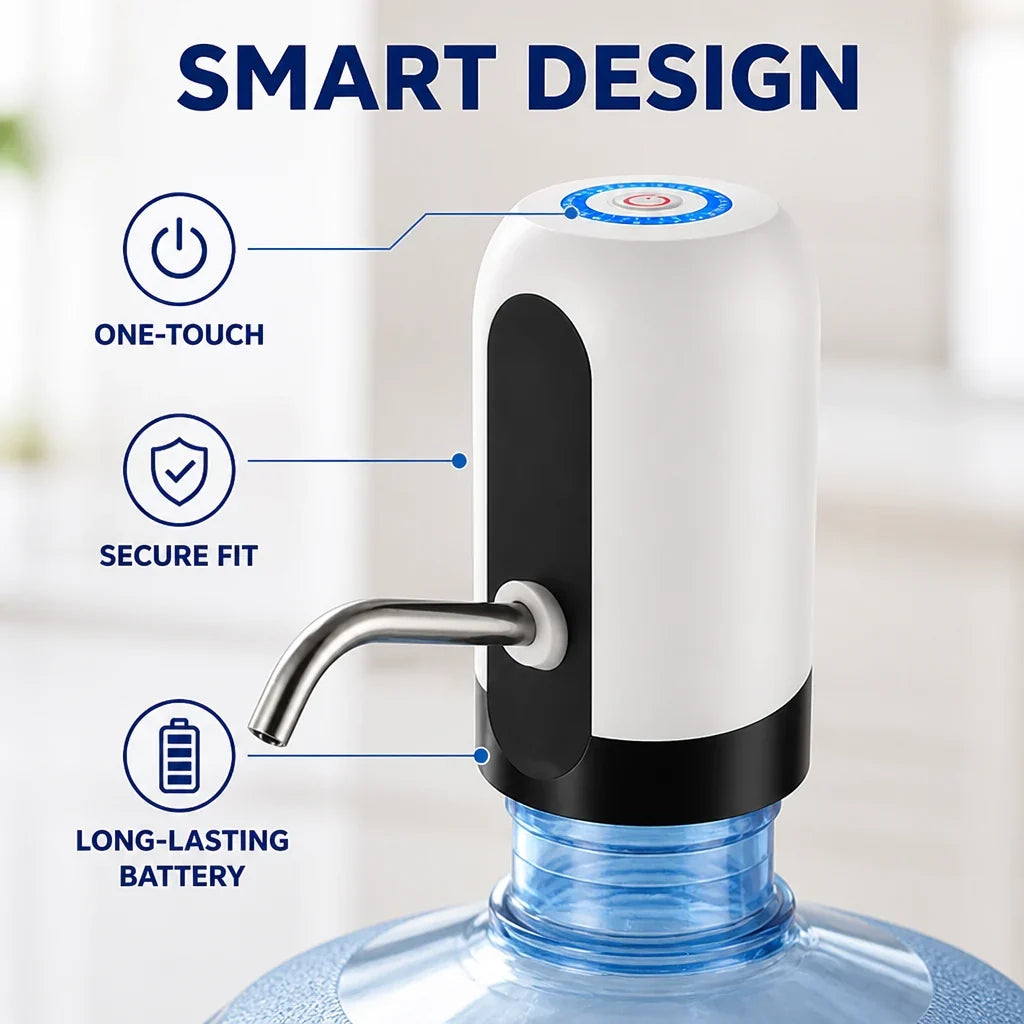 HydroDock™ — Effortless Water Anytime, No Lifting, No Spills