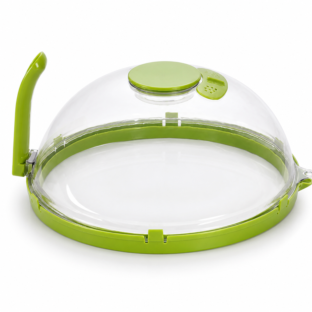 10" Clear Microwave Splatteriva™ — Lock In Nutrients and Ban Mess for Healthier, Tastier Meals Every Time