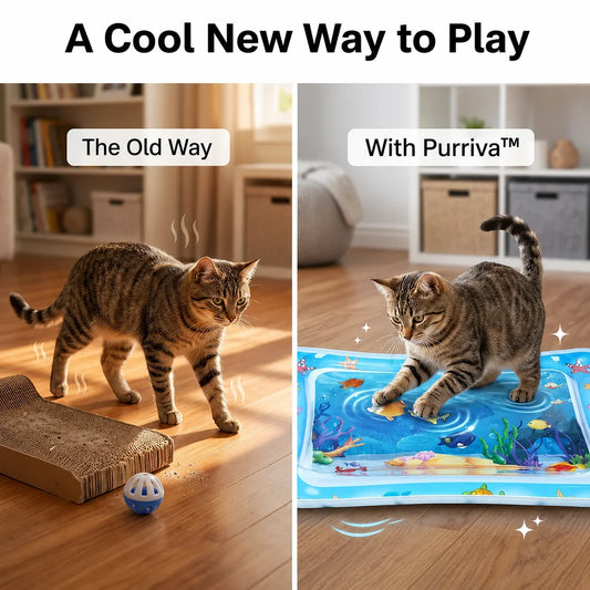 WhiskerCove™ — Captivates Playful Cats with Soothing, Cool Comfort That Sparks Pure Joy